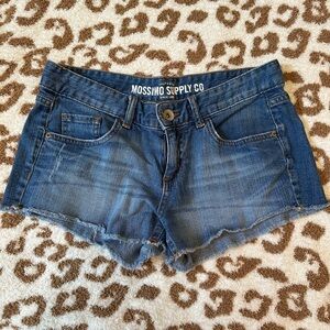 Denim cutoff shorts. Juniors size 9 fits like 6.